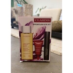 Clarins Effortless Eye Kit Travel Size Toner Eye Cream Mascara
